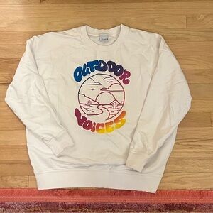 Outdoor Voices colorful sweatshirt - size Medium